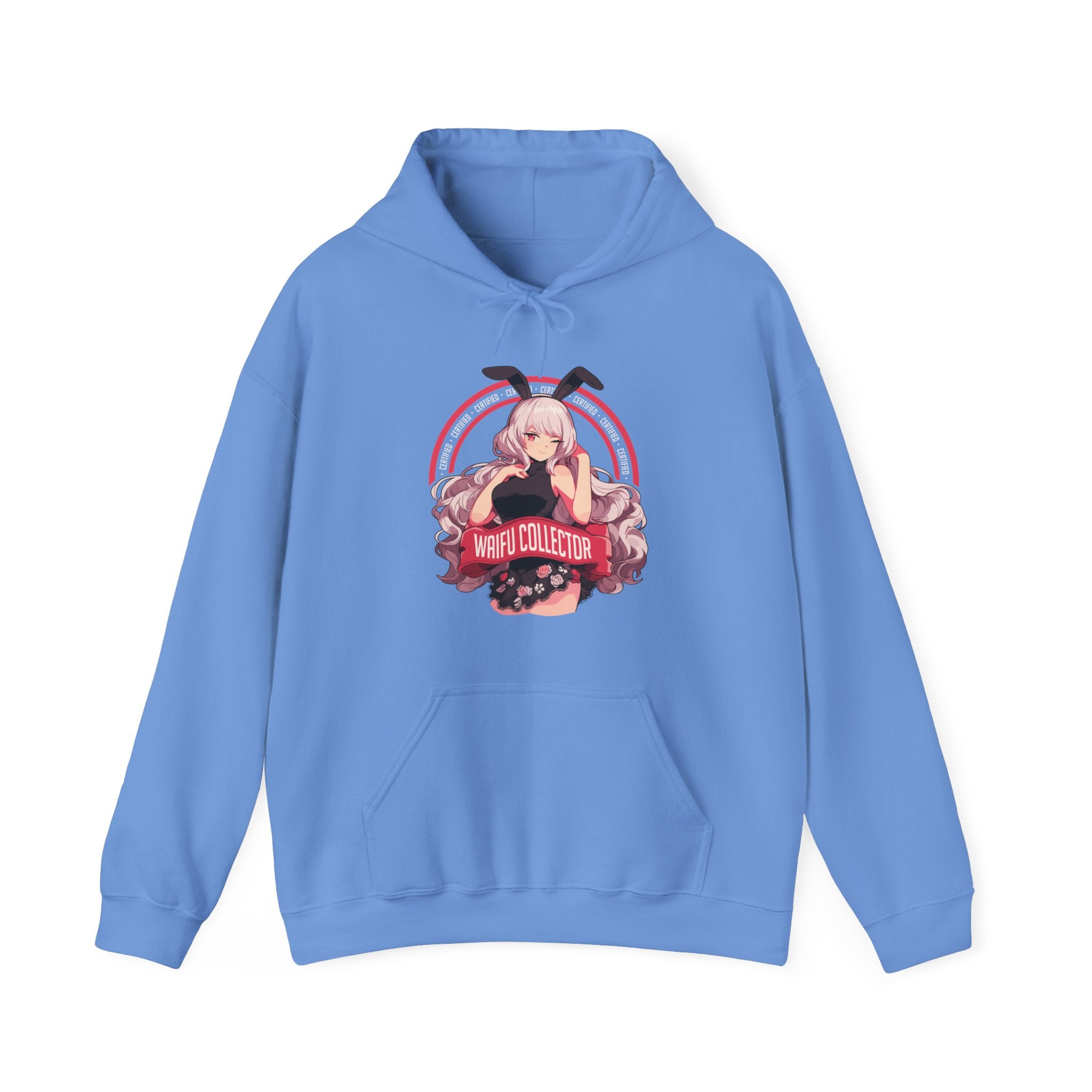 Unisex Certified Waifu Collector Hoodie Carolina Blue S 