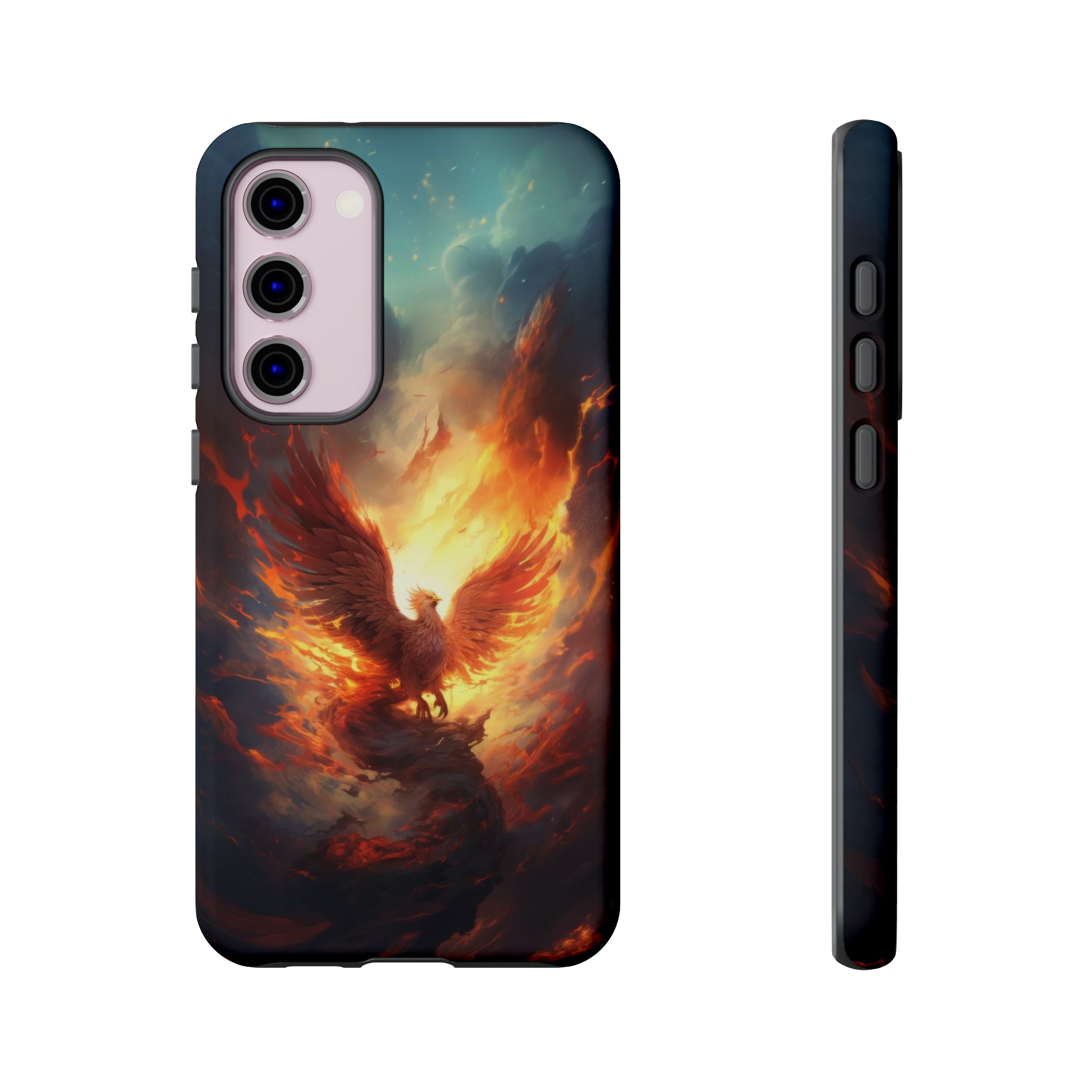 Phoenix in the Clouds Phone Case Samsung Galaxy S23 Plus Matte 