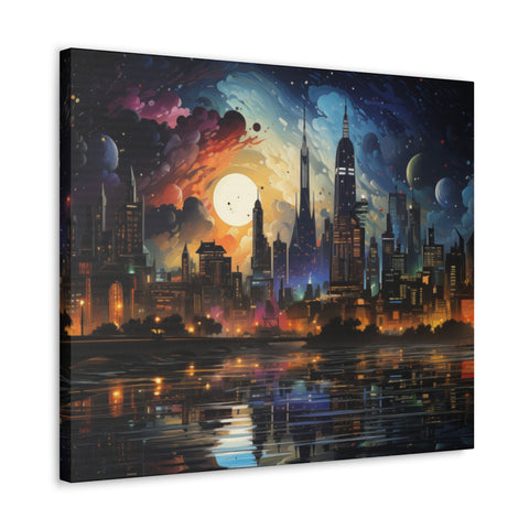 City Skyline Wall Art   