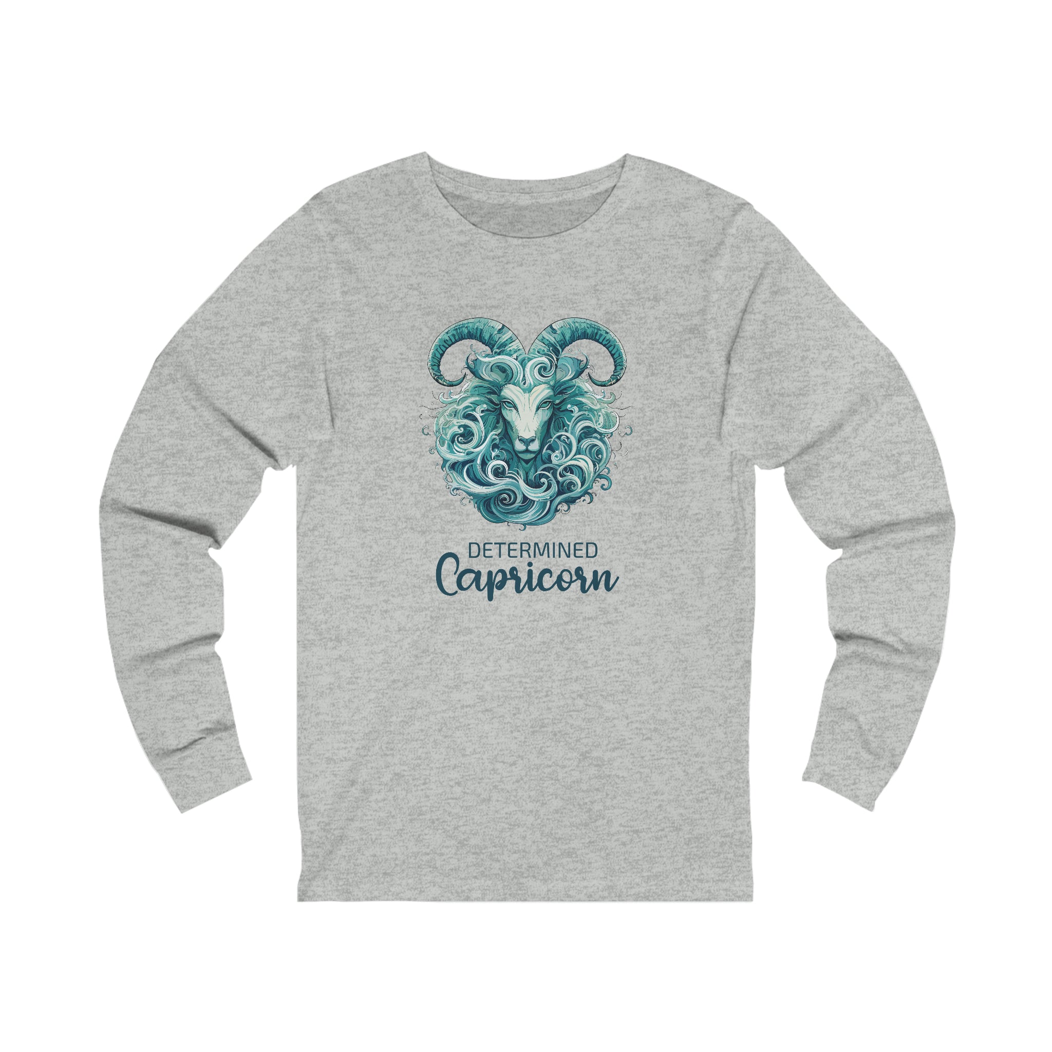 Unisex Capricorn Goat Long Sleeve T Shirt   