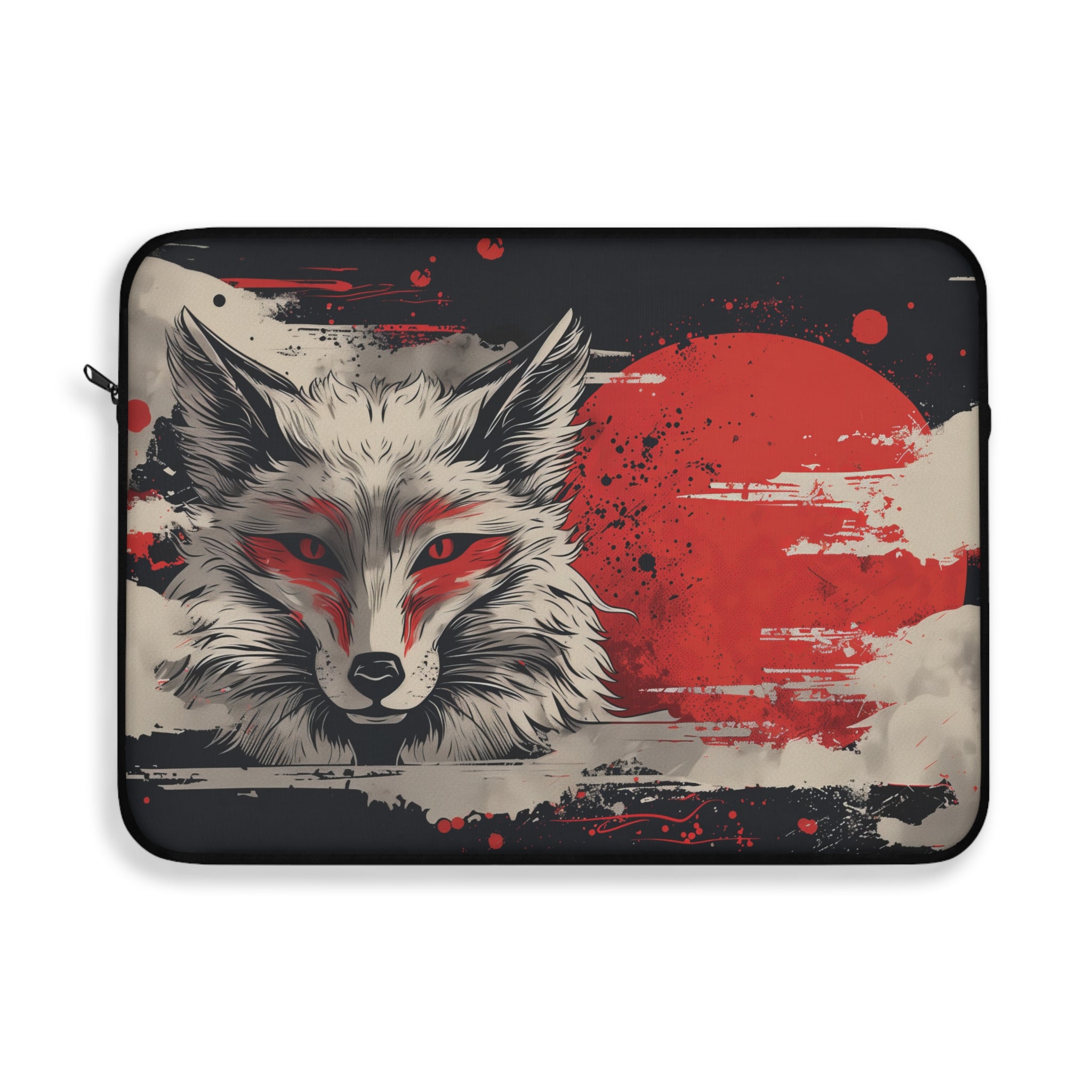 Red Moon Wolf Laptop Sleeve 15"  