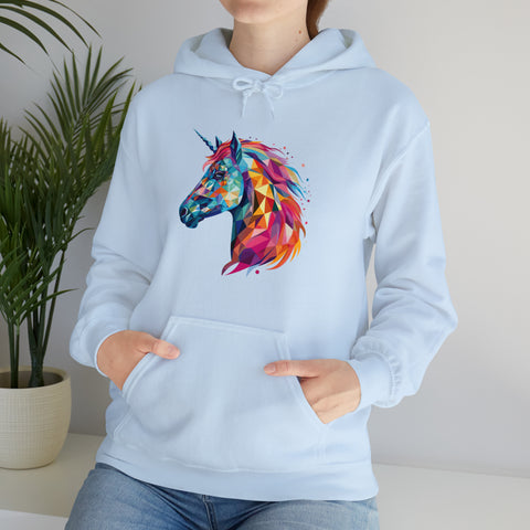 Unisex Crystallized Unicorn Mane Hoodie   