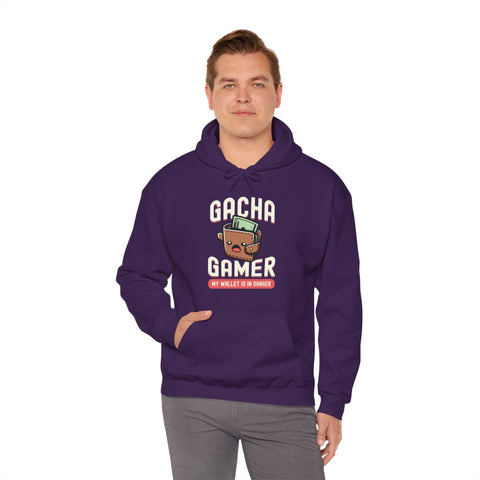 Unisex Gacha Gamer My Wallet is in Trouble Hoodie   