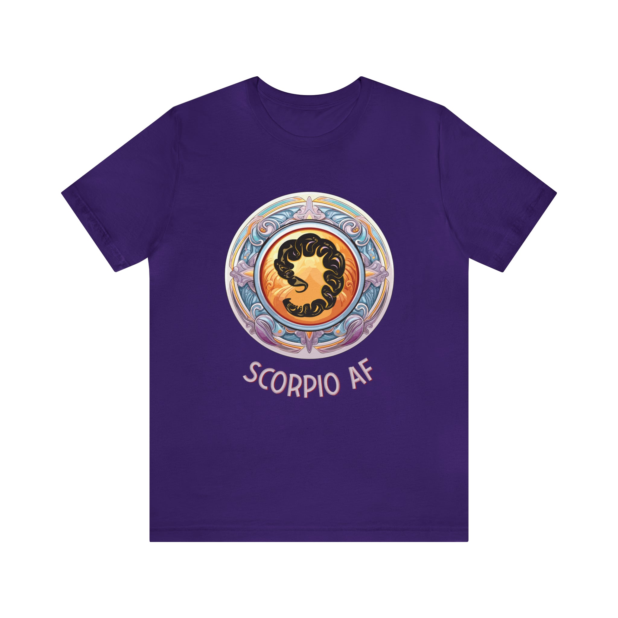 Unisex Scorpio AF T Shirt Team Purple S 