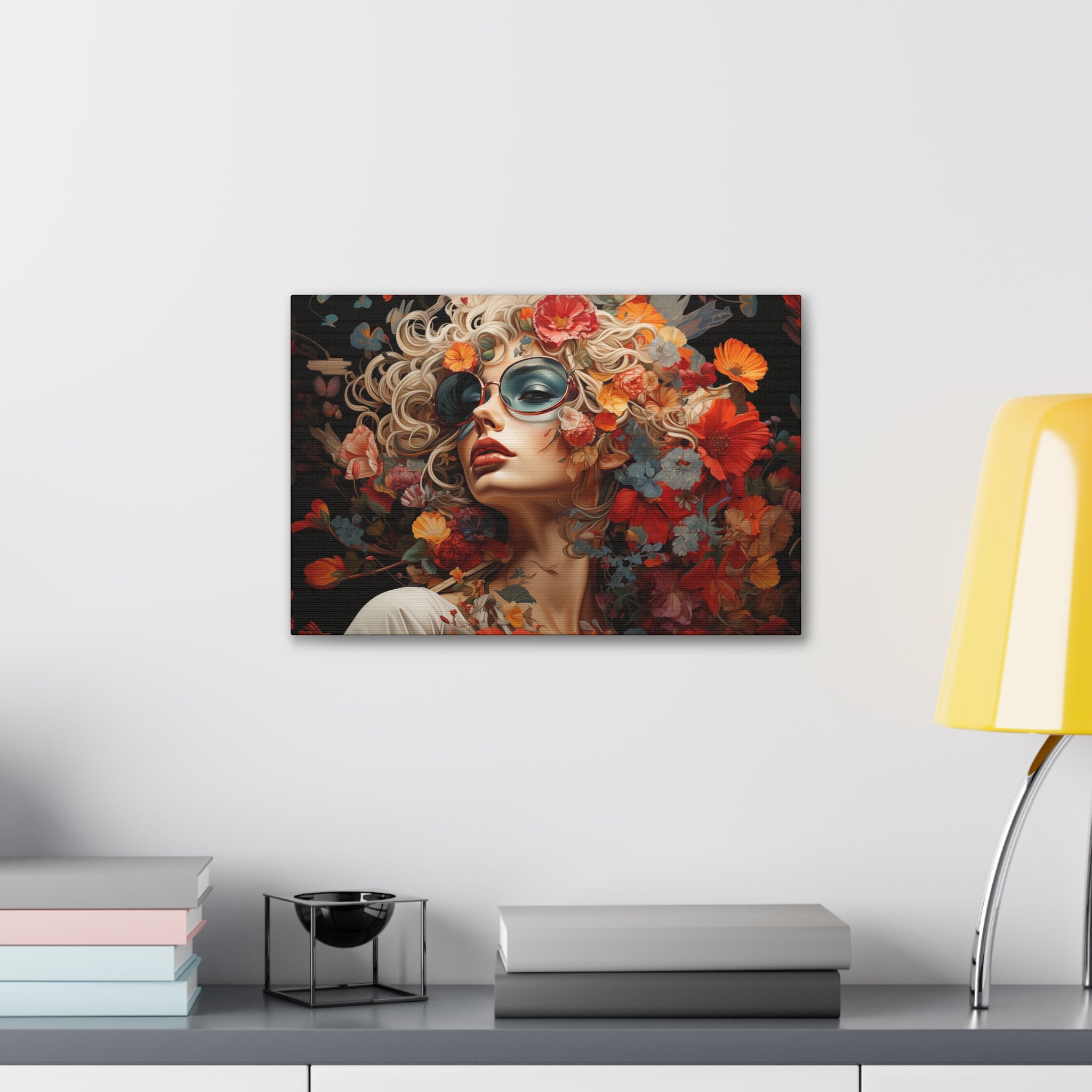 Flower Woman Wall Art   