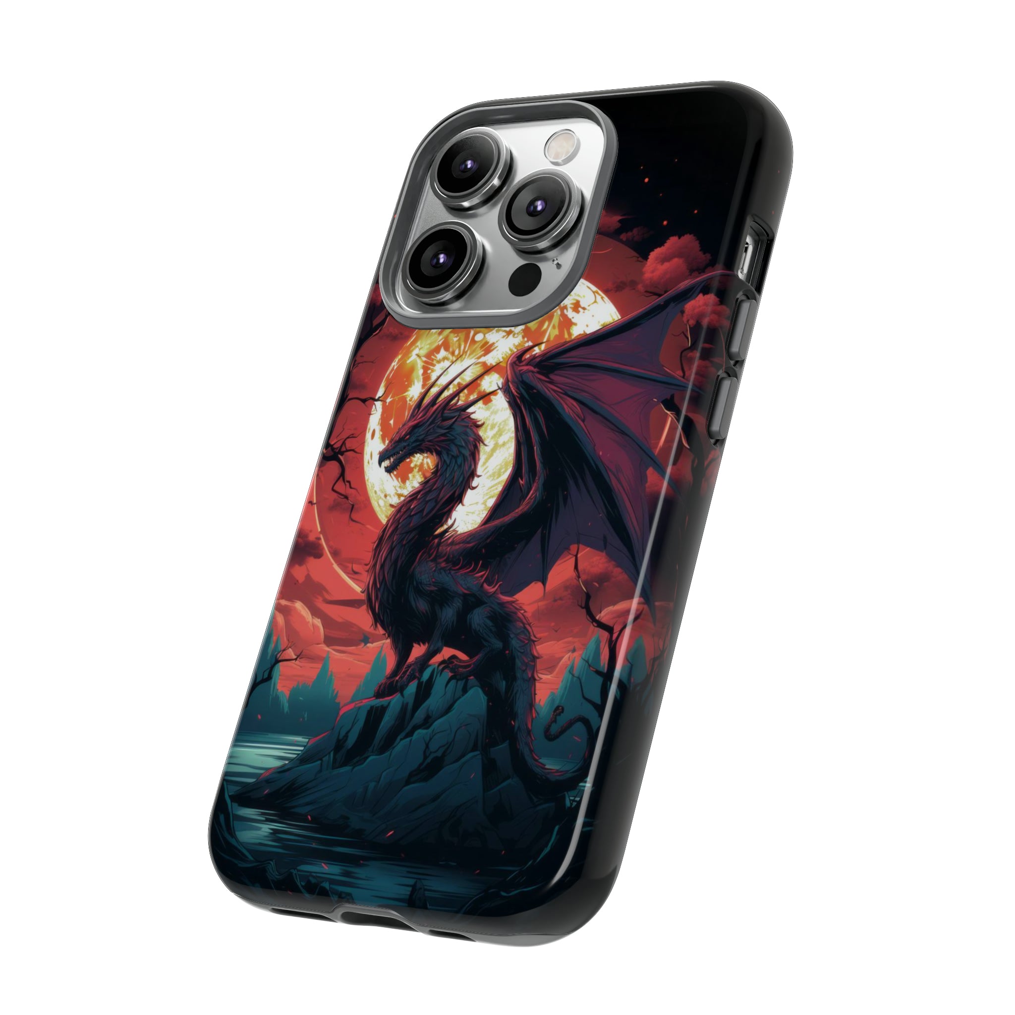 Dragon Fiery Moonlight Phone Case   