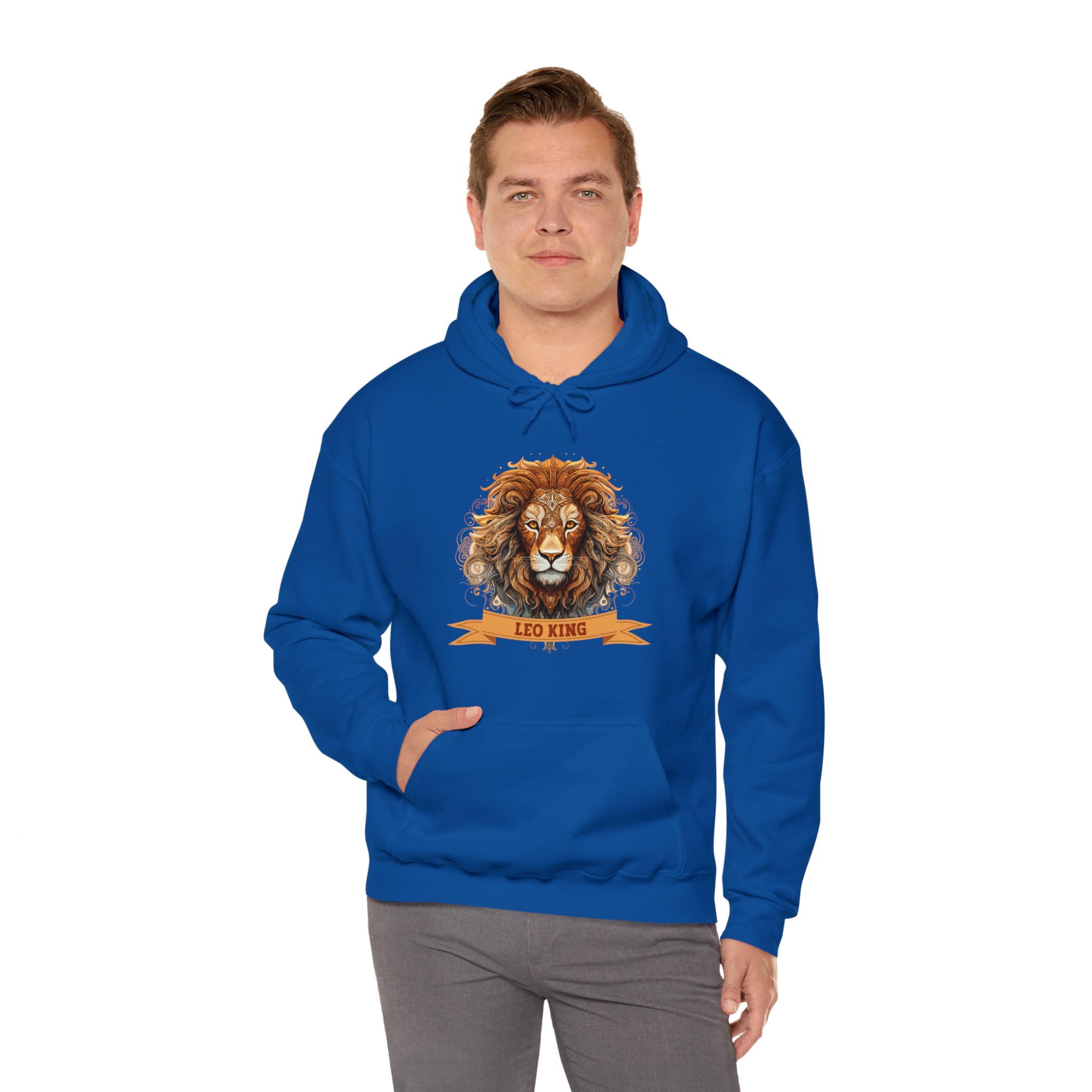 Mens Leo King Hoodie   