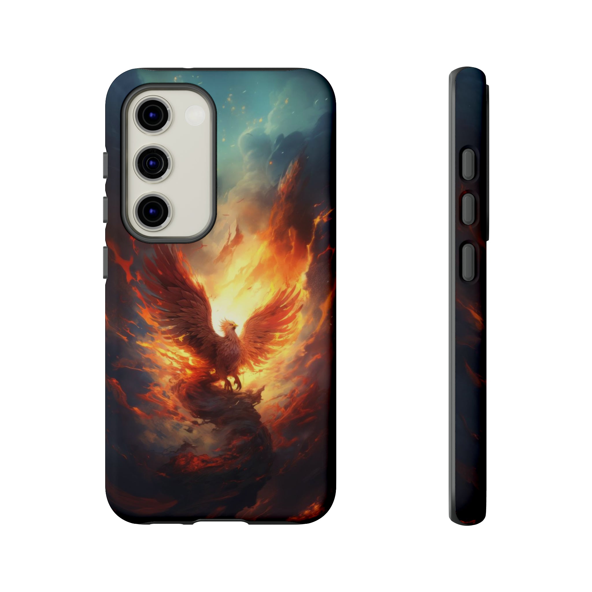 Phoenix in the Clouds Phone Case Samsung Galaxy S23 Matte 