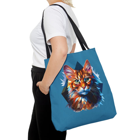 Crystallized Cat Tote Bag   