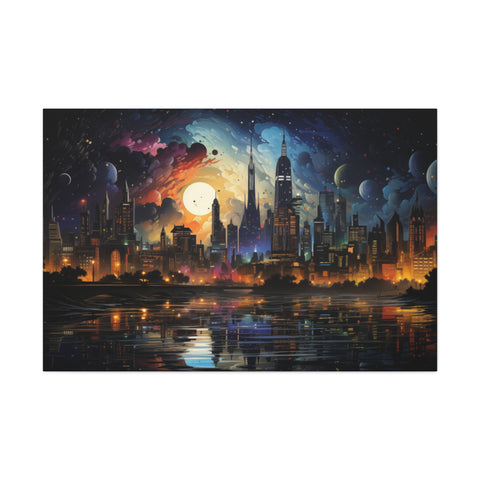 City Skyline Wall Art   