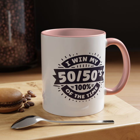 11oz 50 50 Winner Gacha Coffee Mug
