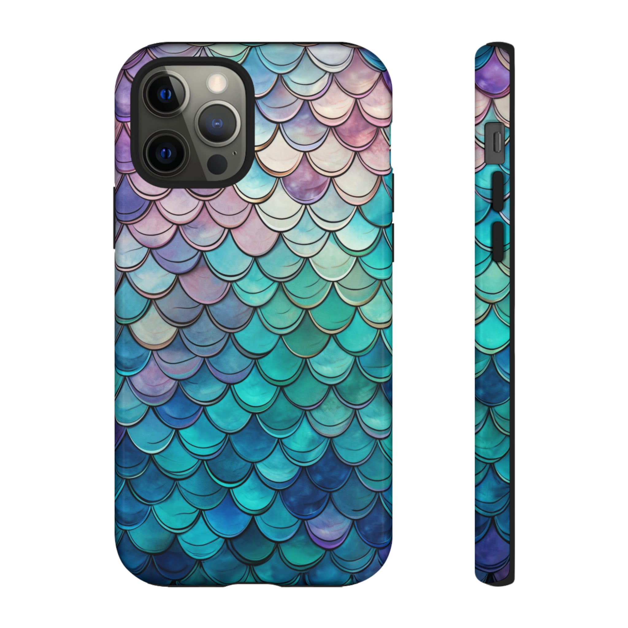 Mermaid Scales Phone Case iPhone 12 Pro Glossy 