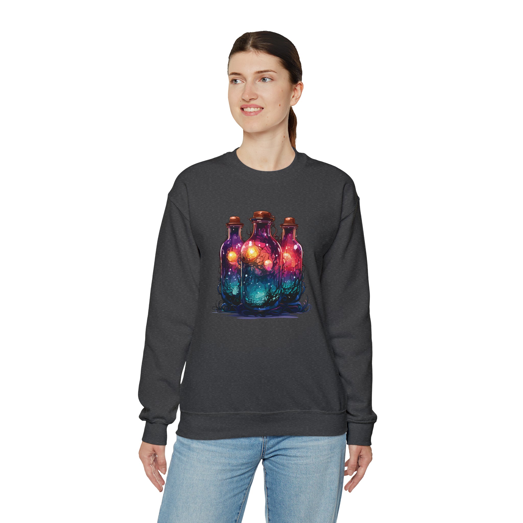 Unisex Dark Magic Bottles Sweatshirt   