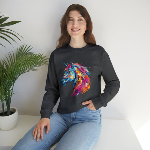 Unisex Crystallized Unicorn Mane Sweatshirt   