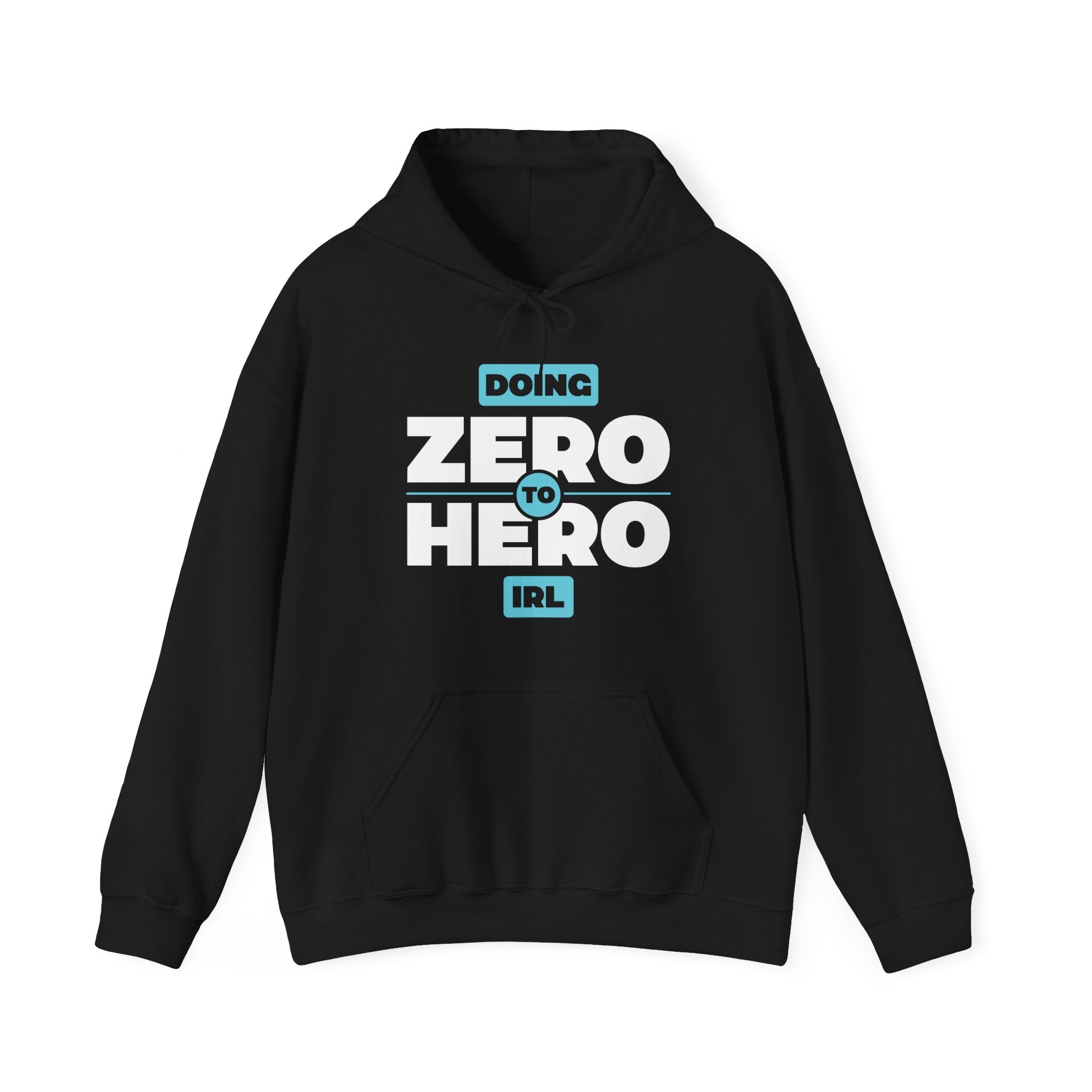 Unisex Zero to Hero Hoodie Black S