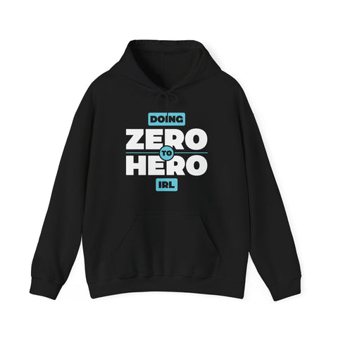 Unisex Zero to Hero Hoodie Black S