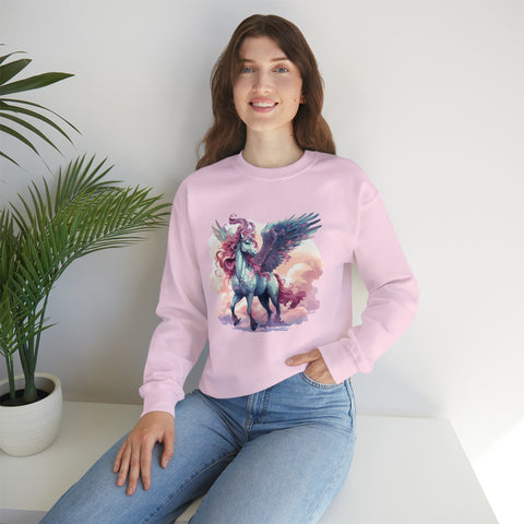 Unisex Pegasus Clouds Sweatshirt   