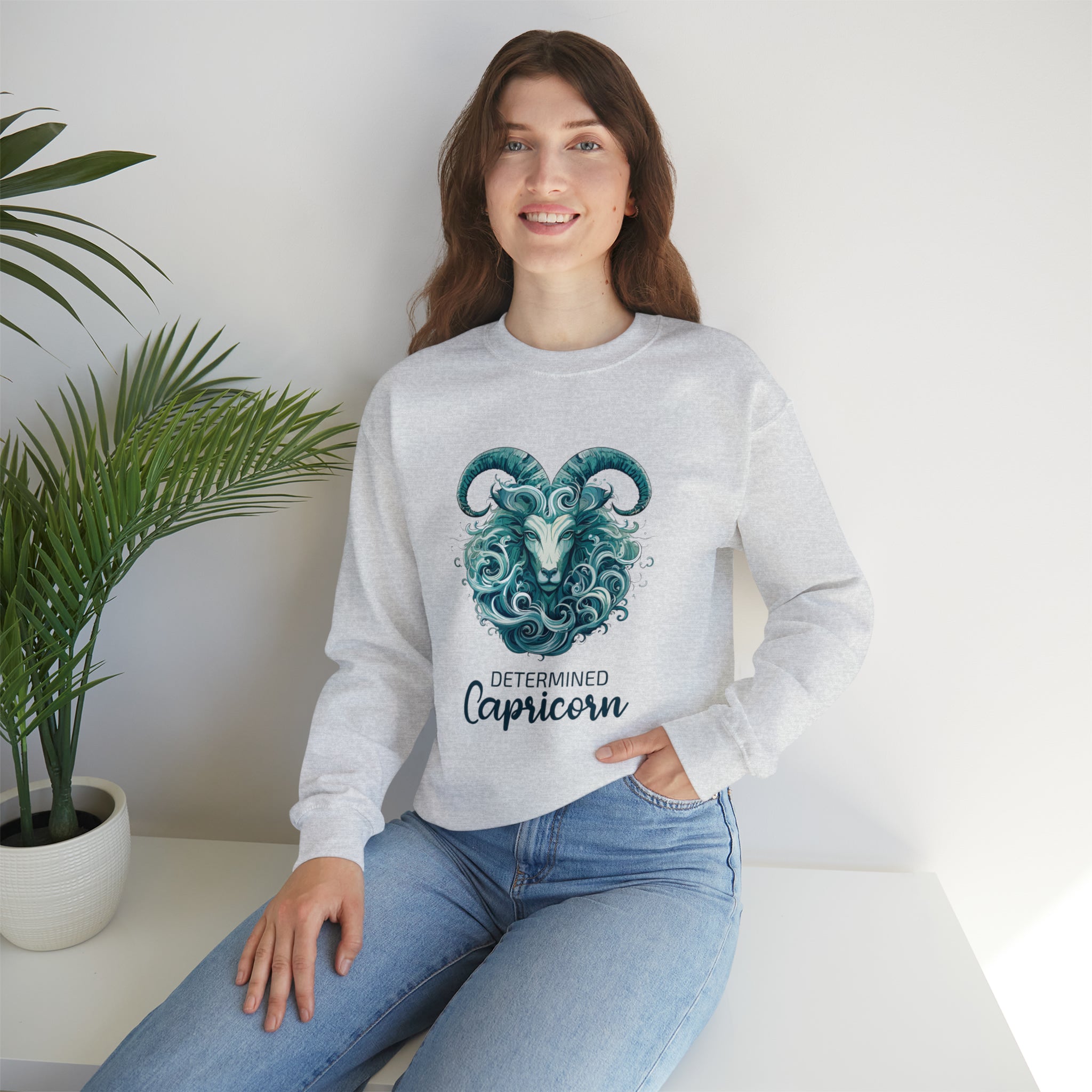 Unisex Capricorn Goat Sweatshirt   