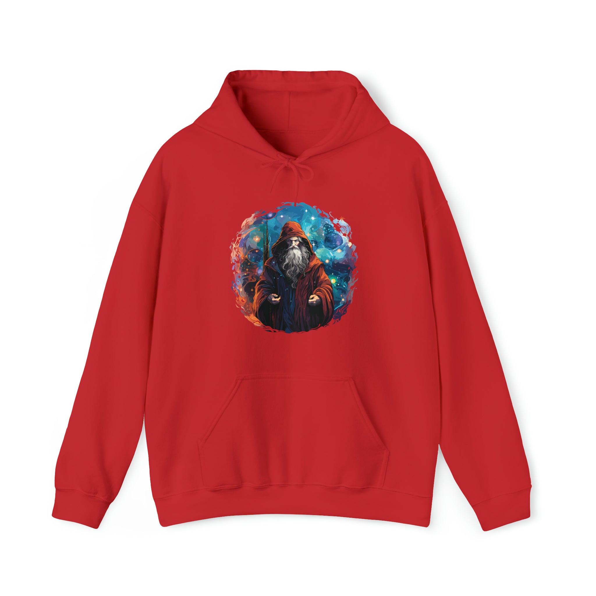 Unisex Galactic Wizard Hoodie Red S 