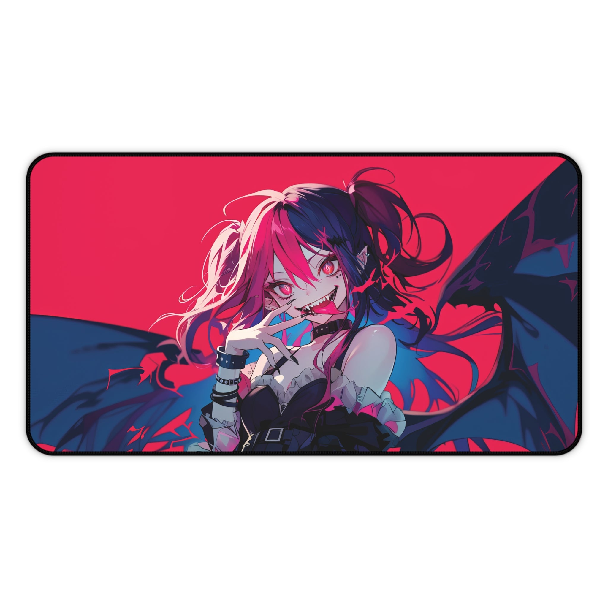 Anime Vampire Woman Desk Mat 12" × 22"  