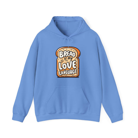 Unisex Bread is My Love Language Hoodie Carolina Blue S 