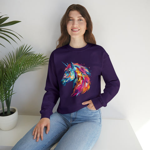 Unisex Crystallized Unicorn Mane Sweatshirt   