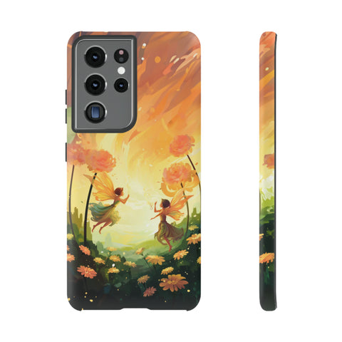 Fairy Flowers Phone Case Samsung Galaxy S21 Ultra Matte 