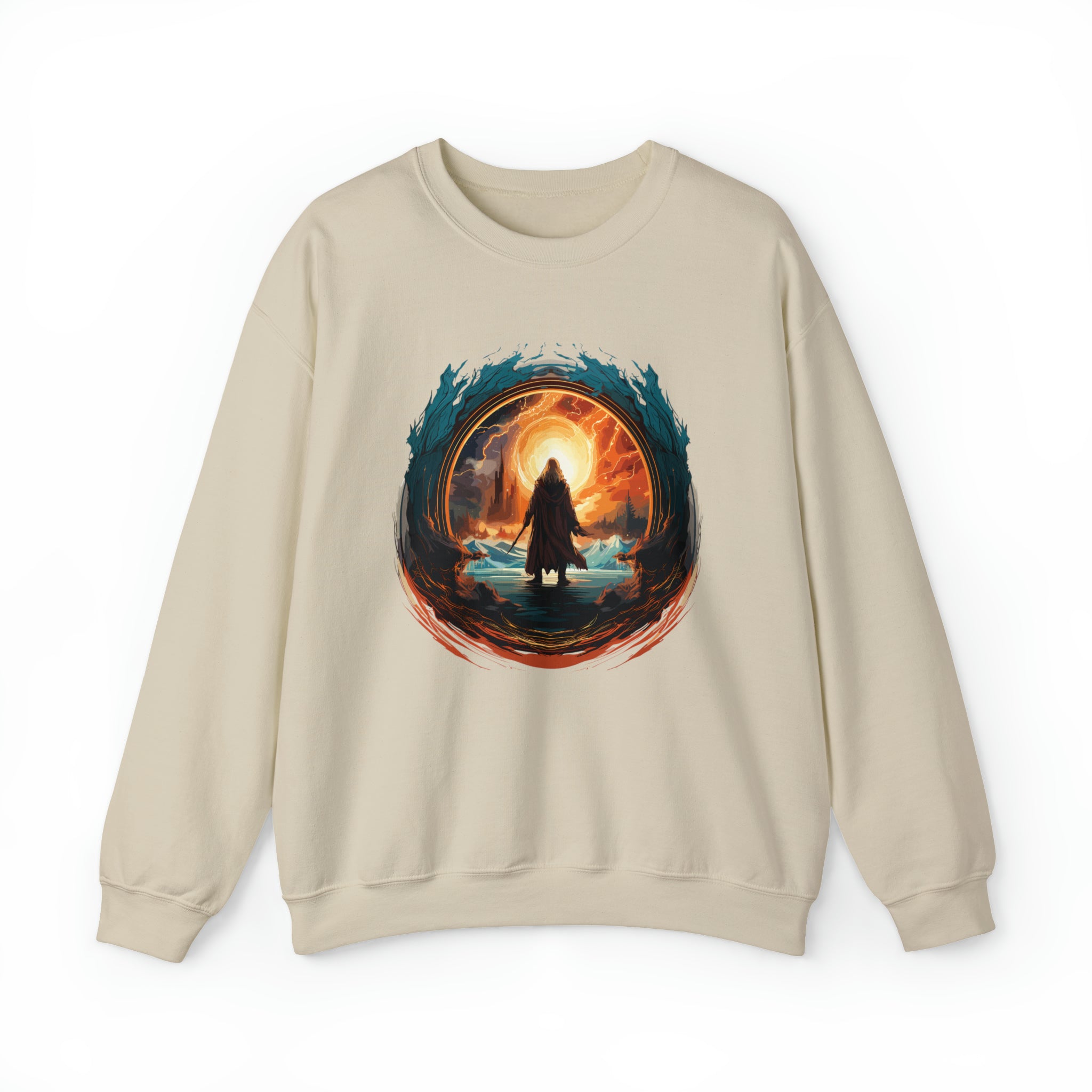 Unisex Wizard Portal Sweatshirt S Sand 