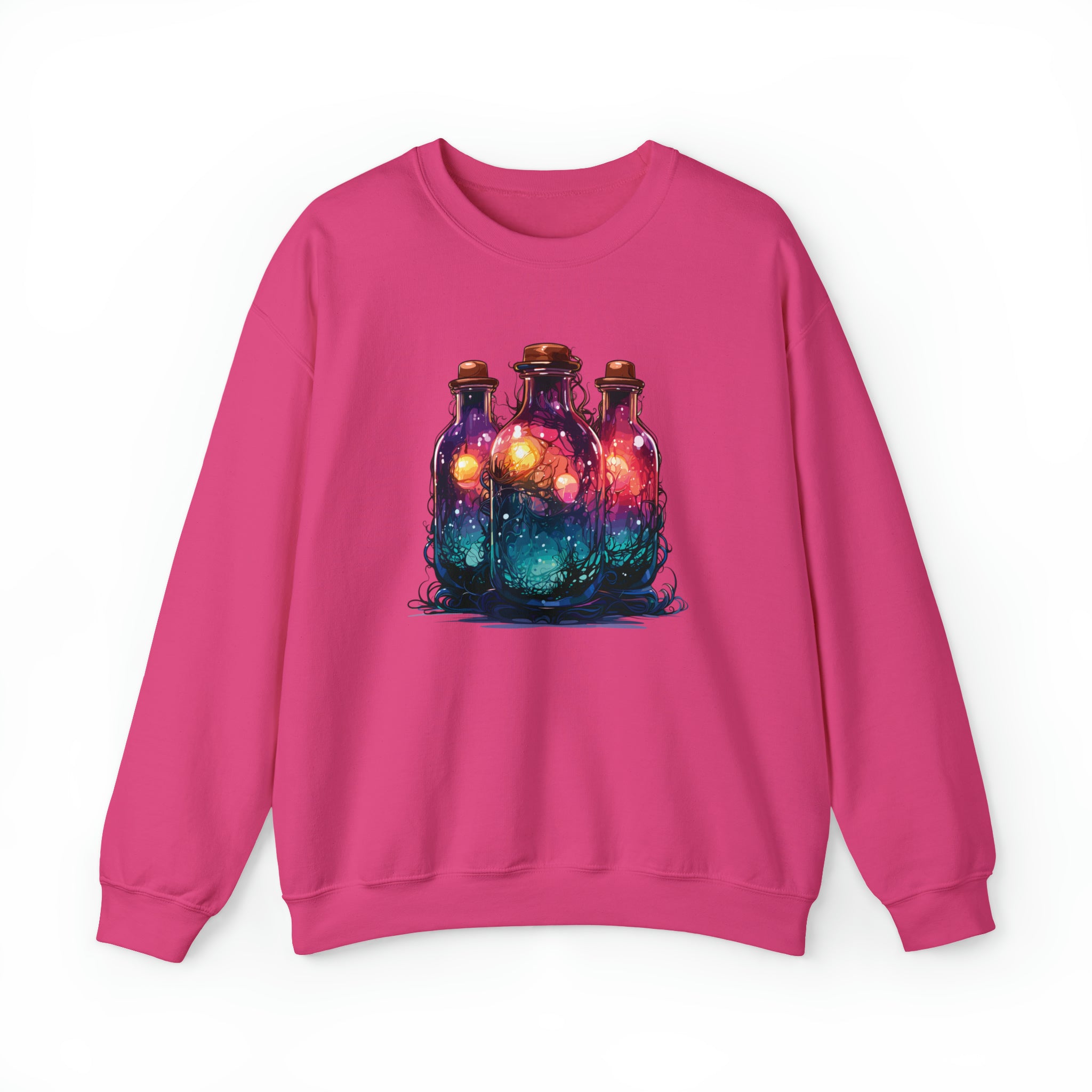 Unisex Dark Magic Bottles Sweatshirt S Heliconia 