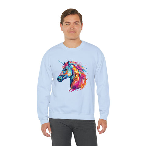 Unisex Crystallized Unicorn Mane Sweatshirt   