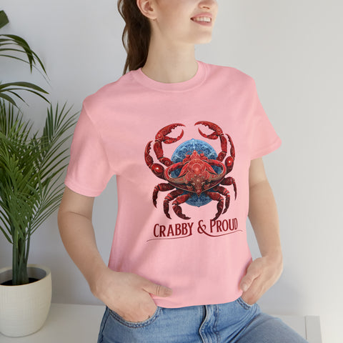 Unisex Cancer Crab T Shirt   