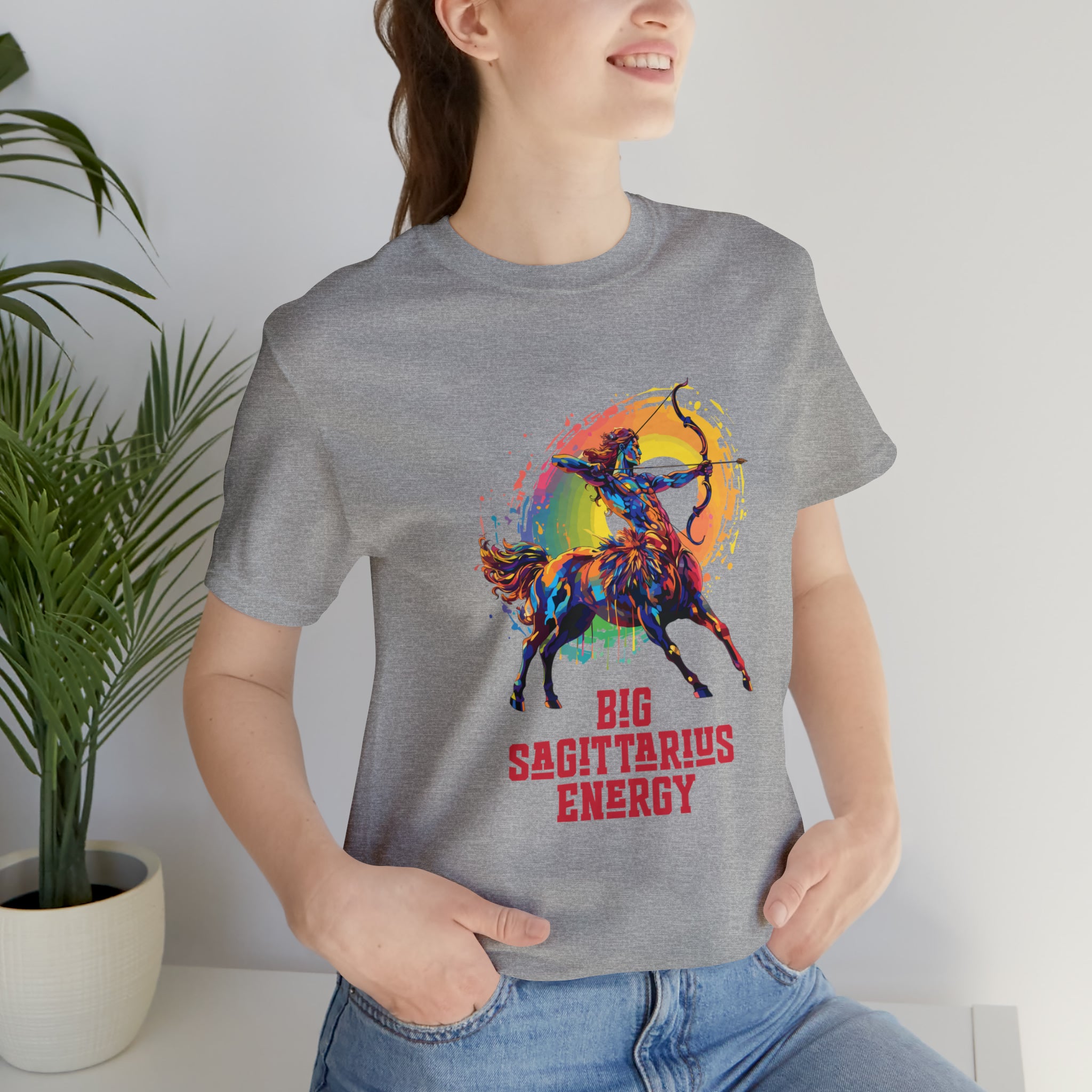 Unisex Big Sagittarius Energy T Shirt   