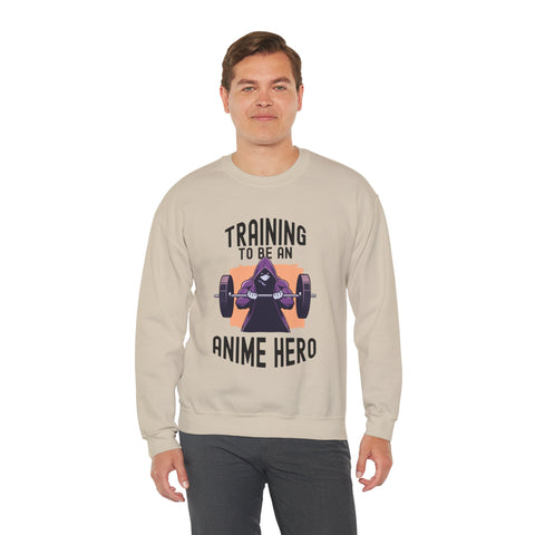 Unisex Training to be an Anime Hero Sweatshirt   