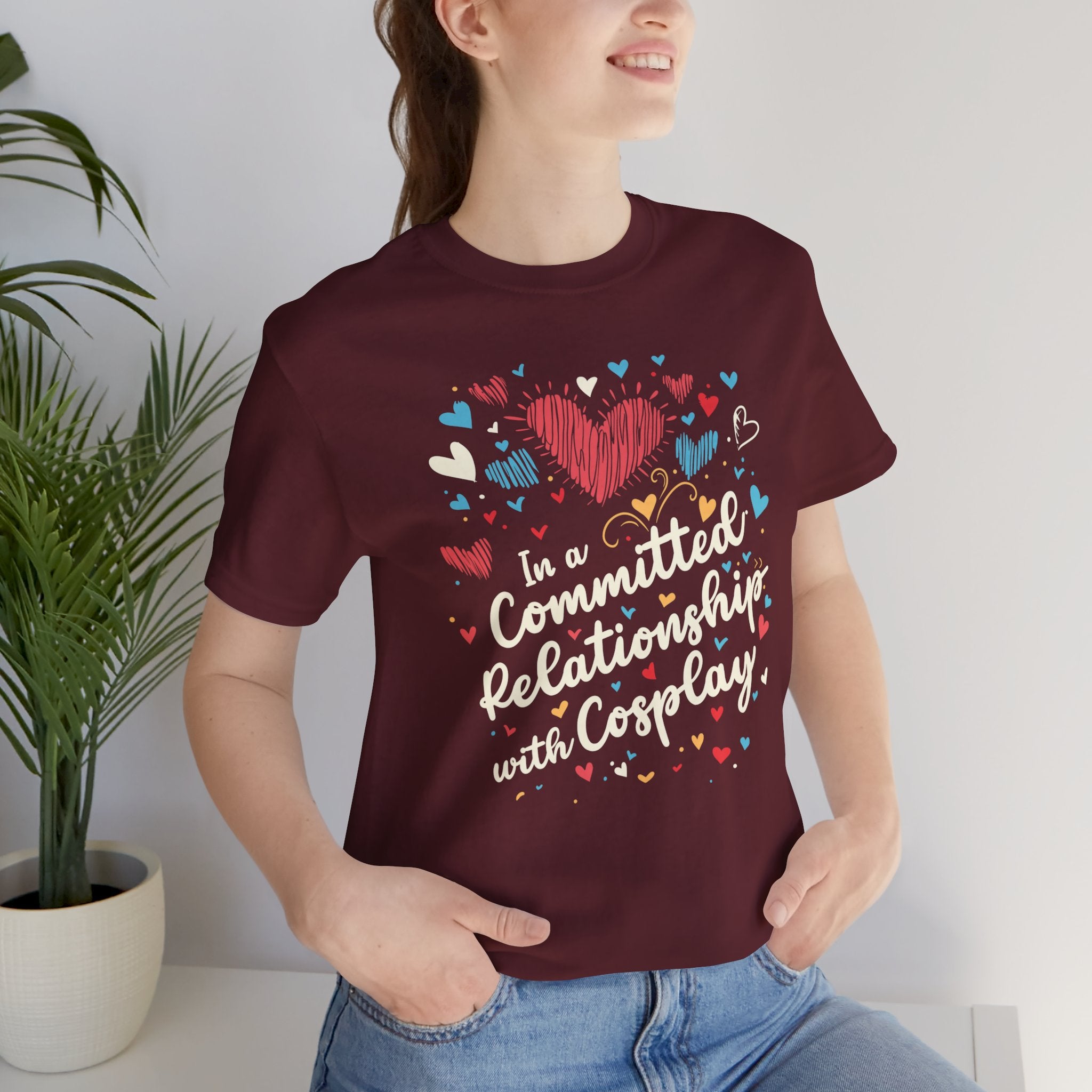 Unisex In a Committed Relationship with Cosplay T Shirt   