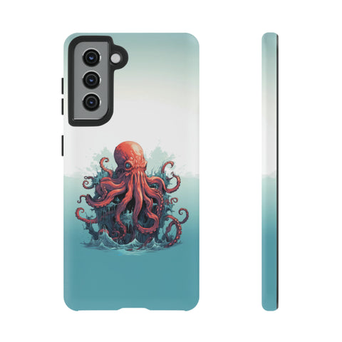 Kraken in the Ocean Phone Case Samsung Galaxy S21 Matte 