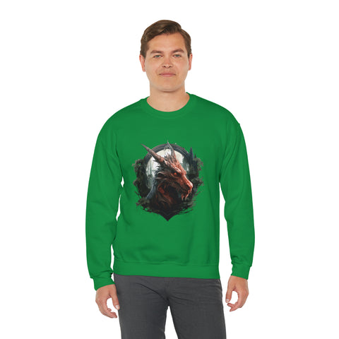 Unisex Dragon Face Sweatshirt   