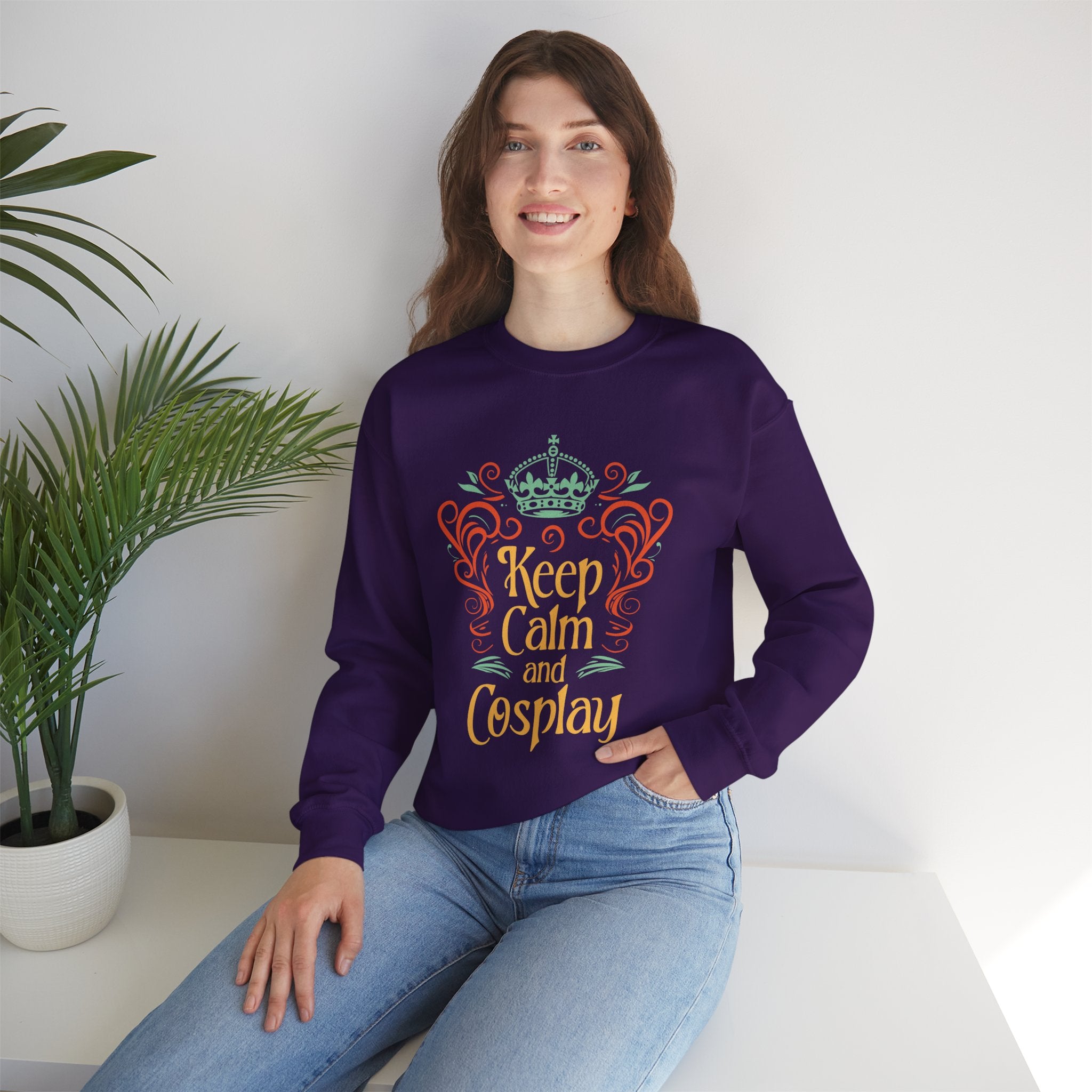 Unisex Keep Calm and Cosplay Sweatshirt   