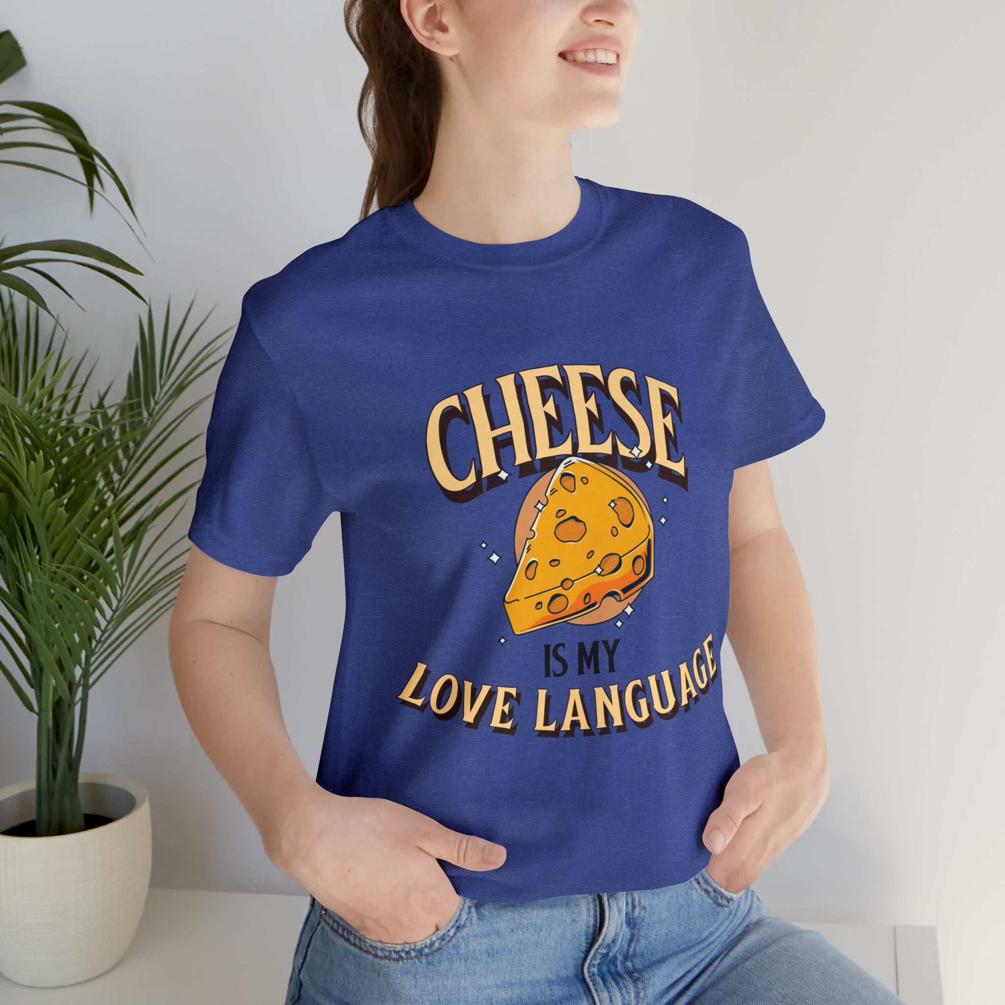 Unisex Cheese is My Love Language T Shirt   