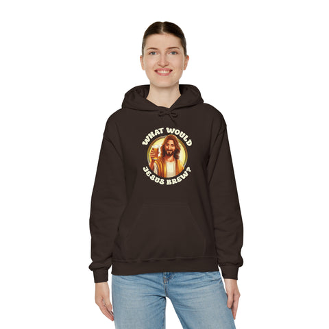 Unisex What Would Jesus Brew Beer Hoodie   