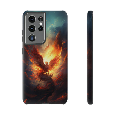 Phoenix in the Clouds Phone Case Samsung Galaxy S21 Ultra Glossy 