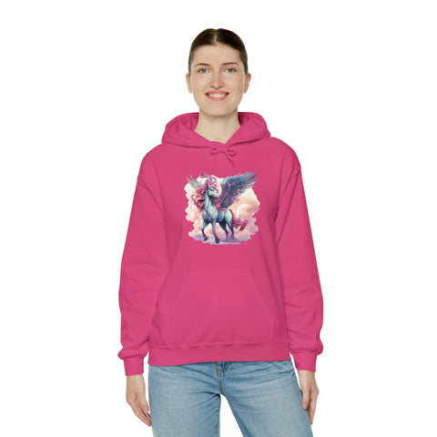 Unisex Pegasus Clouds Hoodie   