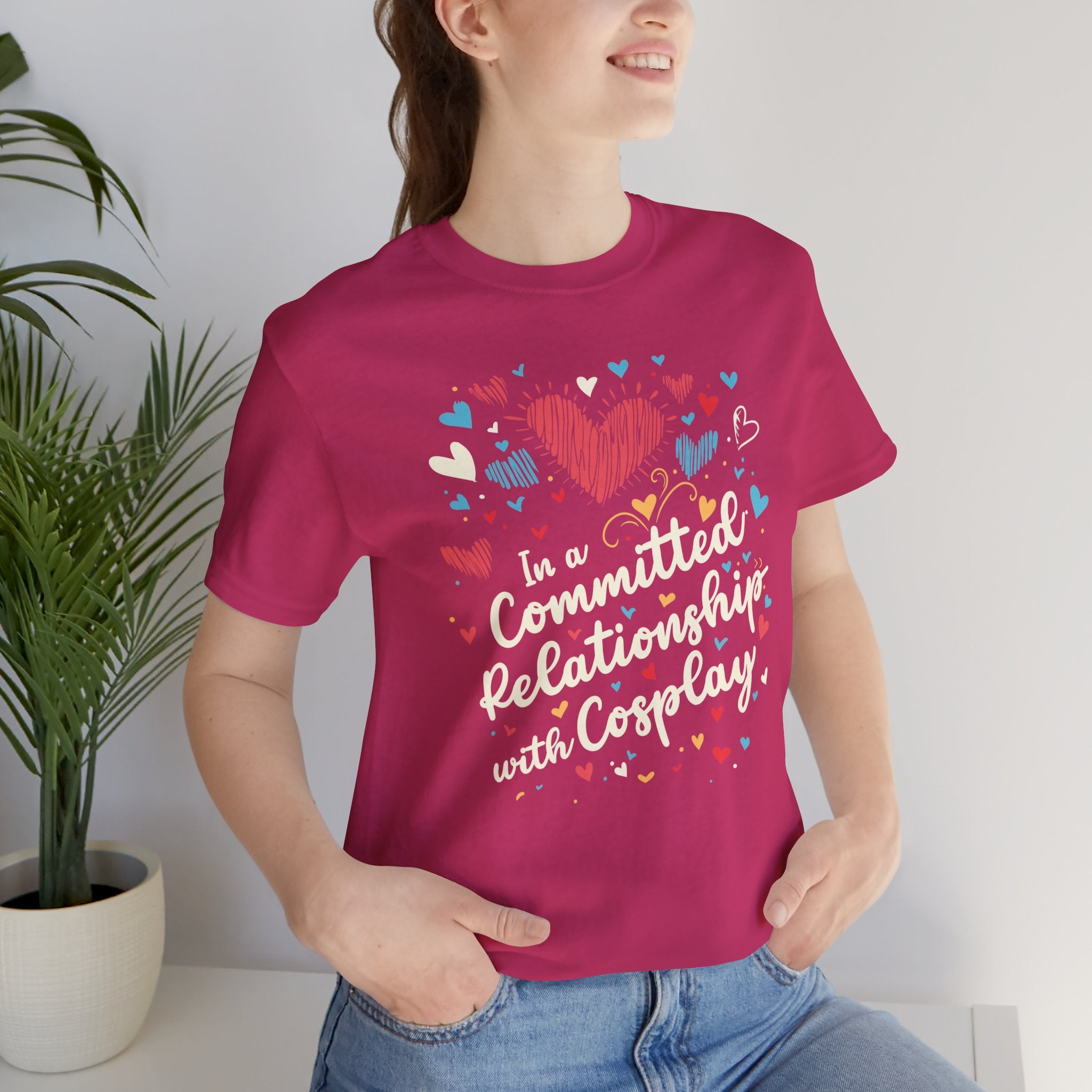 Unisex In a Committed Relationship with Cosplay T Shirt   