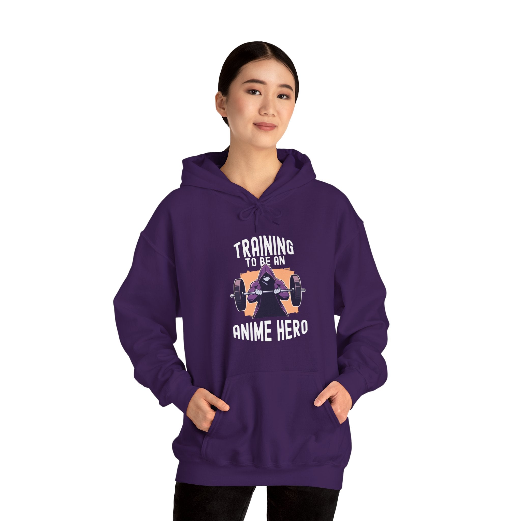 Unisex Training to be an Anime Hero Hoodie   