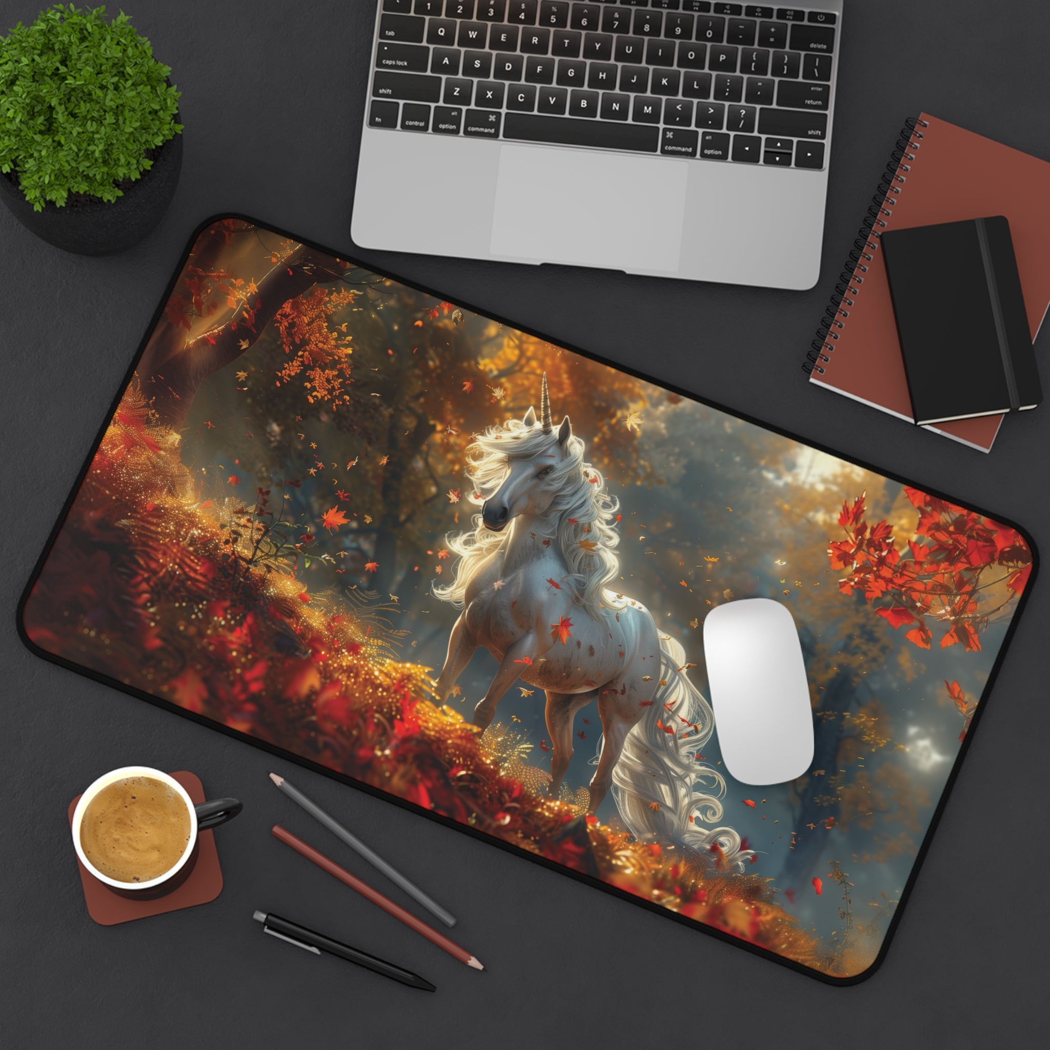 Autumn Unicorn Desk Mat   