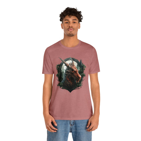 Unisex Dragon Face T Shirt   