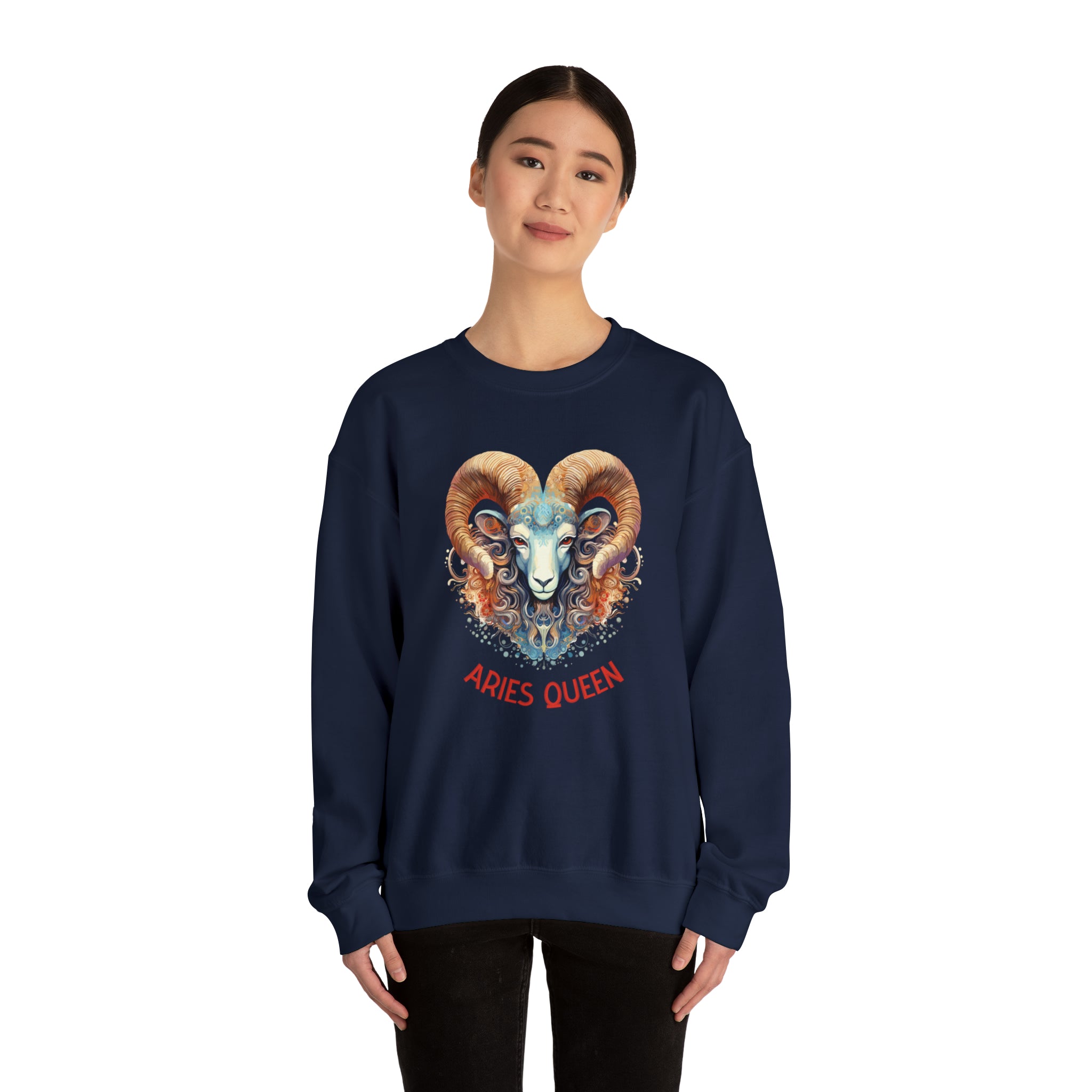 Womens Aries Queen Sweatshirt   