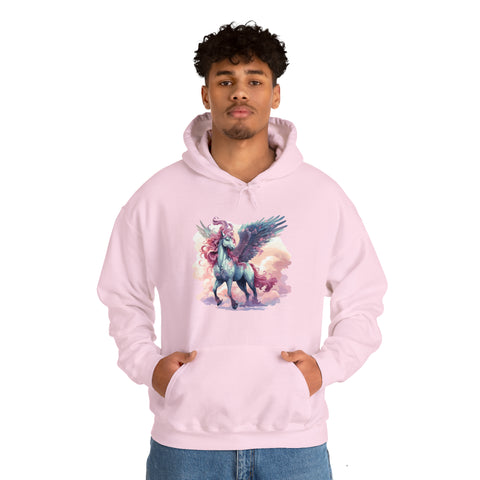 Unisex Pegasus Clouds Hoodie   