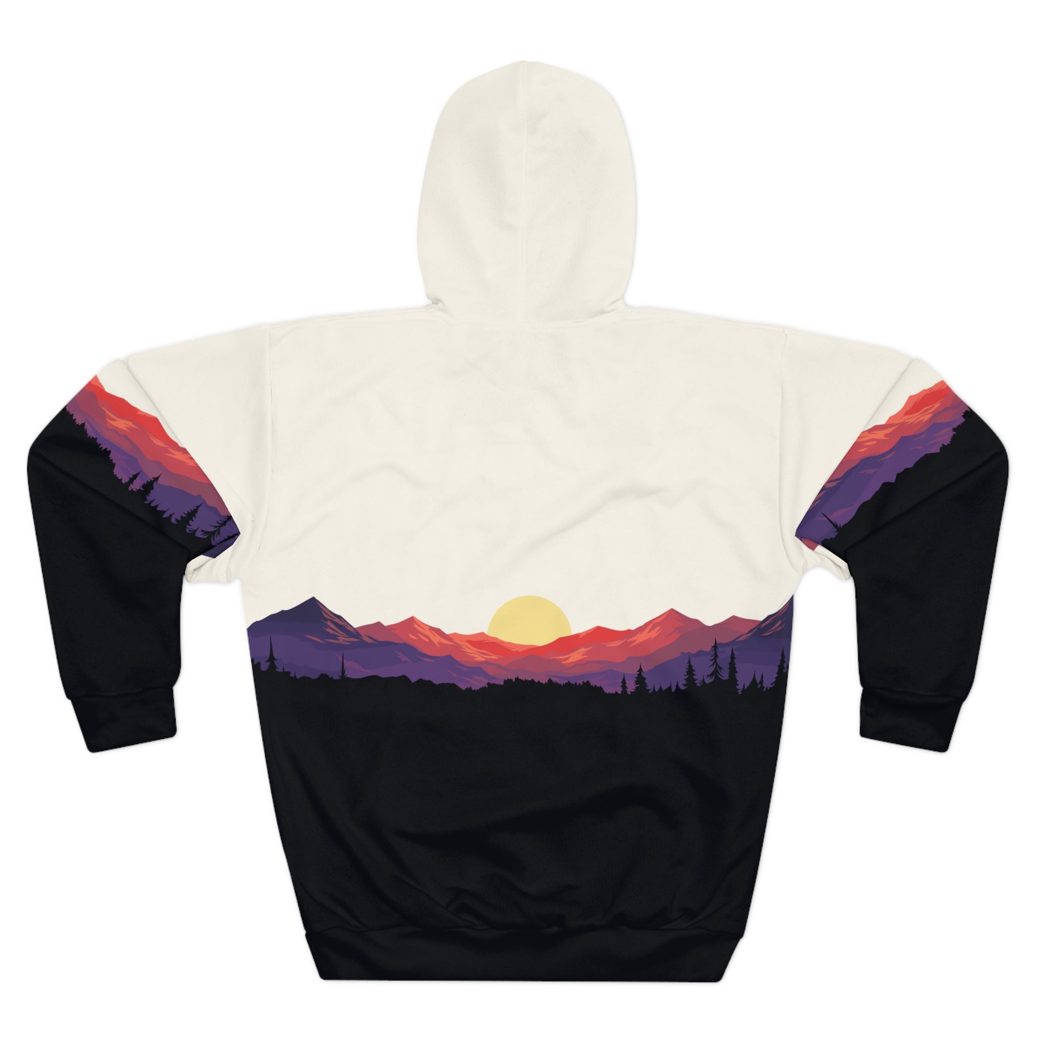 Unisex Forest Mountainscape All Over Print Hoodie   