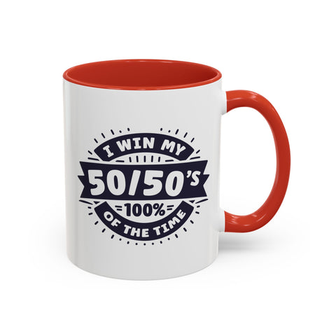 11oz 50 50 Winner Gacha Coffee Mug