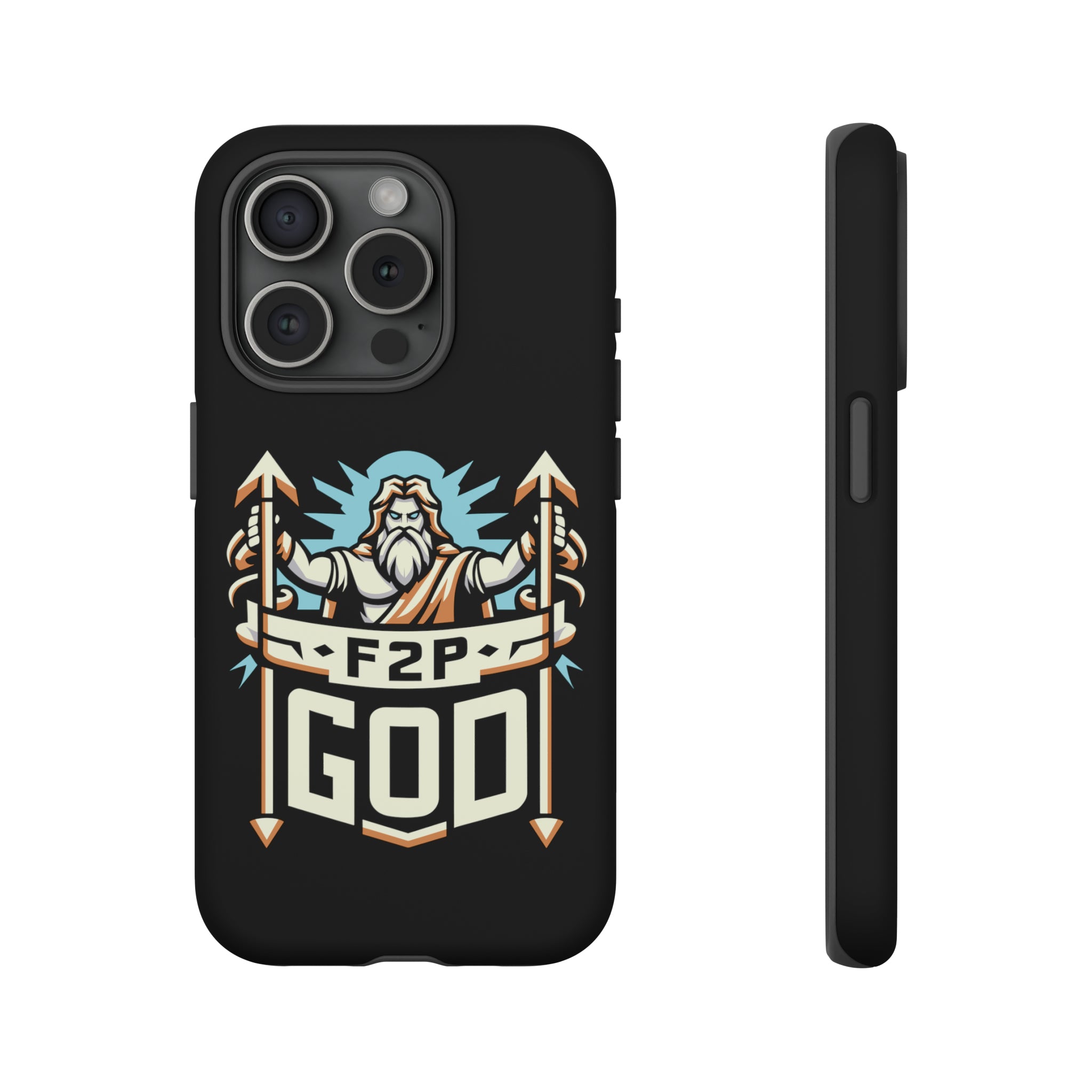 F2P God Phone Case iPhone 15 Pro Matte 